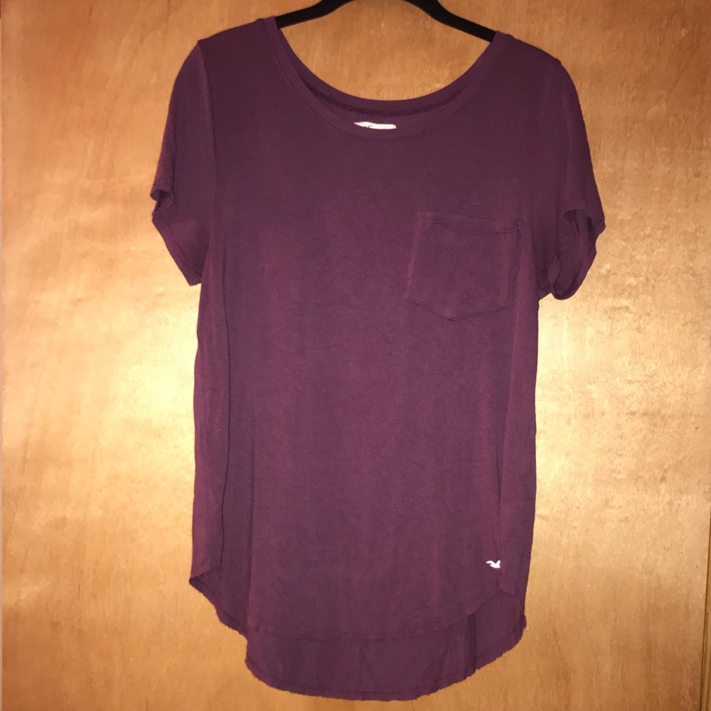 Hollister Maroon Tee